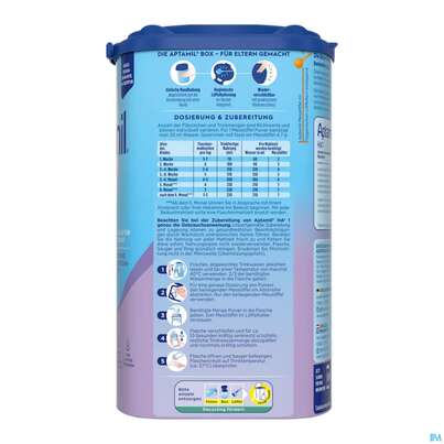 Sie sehen eine Packung Aptamil Milch-fertignahrung Ha 1 800g, Produktbild: 07 Aptamil Milch-fertignahrung Ha 1 800g, A-Nr.: 4882238 - 07