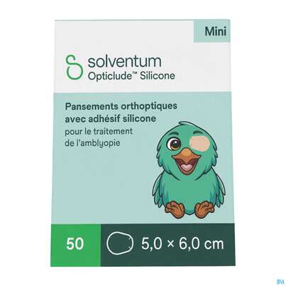 Augenpflaster Opticlude Silicone/girl Mini 5x 6cm 2737pg 50st, A-Nr.: 4531131 - 01