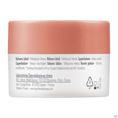 Sie sehen eine Packung Avene Basislinie Feuchtigkeitsspendender Lippenbalsam Tiege 10ml, Produktbild: 11 Avene Basislinie Feuchtigkeitsspendender Lippenbalsam Tiege 10ml, A-Nr.: 5939727 - 11