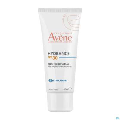 Sie sehen eine Packung Avene Hydrance Feuchtigkeitscreme Spf30 40ml, Produktbild: 04 Avene Hydrance Feuchtigkeitscreme Spf30 40ml, A-Nr.: 5961402 - 04