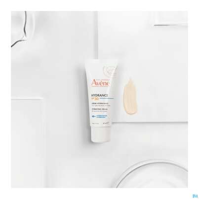 Sie sehen eine Packung Avene Hydrance Feuchtigkeitscreme Spf30 40ml, Produktbild: 05 Avene Hydrance Feuchtigkeitscreme Spf30 40ml, A-Nr.: 5961402 - 05