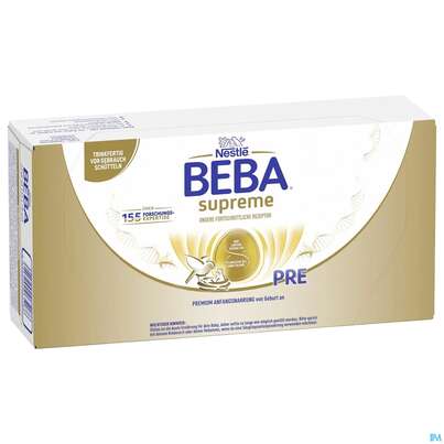 Sie sehen eine Packung Beba Supreme Pre Fluessig 70ml 12549 32st, Produktbild: 02 Beba Supreme Pre Fluessig 70ml 12549 32st, A-Nr.: 4891697 - 02