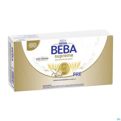 Sie sehen eine Packung Beba Supreme Pre Fluessig 70ml 12549 32st, Produktbild: 08 Beba Supreme Pre Fluessig 70ml 12549 32st, A-Nr.: 4891697 - 08