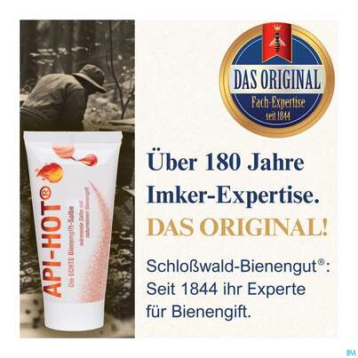 Sie sehen eine Packung Bienengift Salbe Echt Api Waermend 50ml, Produktbild: 14 Bienengift Salbe Echt Api Waermend 50ml, A-Nr.: 5849473 - 14