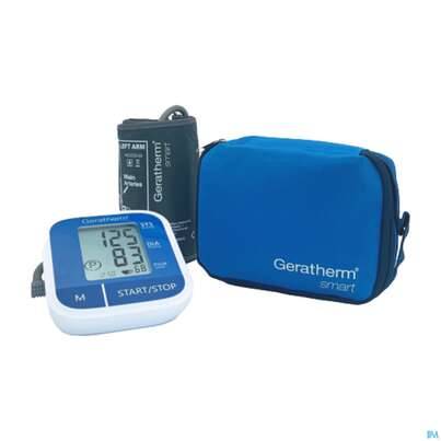 Sie sehen eine Packung Blutdruckmesser Geratherm Oberarm Smart Digital 1st, Produktbild: 04 Blutdruckmesser Geratherm Oberarm Smart Digital 1st, A-Nr.: 4879503 - 04