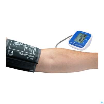 Sie sehen eine Packung Blutdruckmesser Geratherm Oberarm Smart Digital 1st, Produktbild: 09 Blutdruckmesser Geratherm Oberarm Smart Digital 1st, A-Nr.: 4879503 - 09