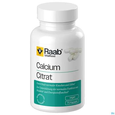 Calcium Citrat/kapseln Raab 75st, A-Nr.: 5996470 - 02