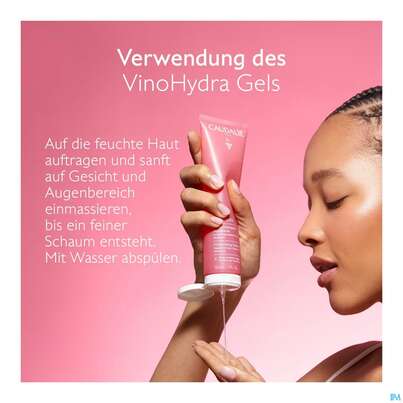 Sie sehen eine Packung Caudalie Vinohydra Reinigungsgel 150ml, Produktbild: 03 Caudalie Vinohydra Reinigungsgel 150ml, A-Nr.: 5970335 - 03