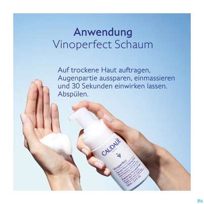 Sie sehen eine Packung Caudalie Vinoperfect Mikro-peeling Schaum 50ml, Produktbild: 03 Caudalie Vinoperfect Mikro-peeling Schaum 50ml, A-Nr.: 5970329 - 03