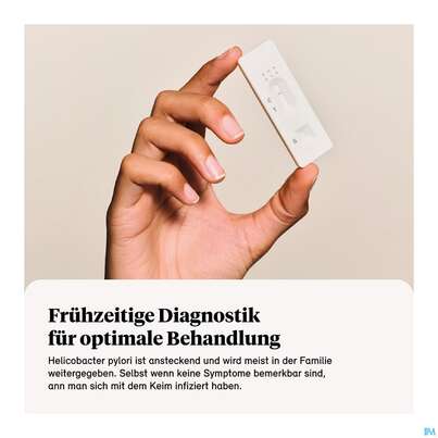 Sie sehen eine Packung Diagnostika U.zubehoer Trignostics/helicobacter Pylori Selbsttest 10min Sensitiv 97,6% Ce-laienzul 1st, Produktbild: 08 Diagnostika U.zubehoer Trignostics/helicobacter Pylori Selbsttest 10min Sensitiv 97,6% Ce-laienzul 1st, A-Nr.: 5888467 - 08