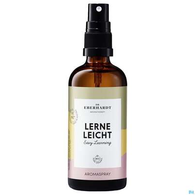 Sie sehen eine Packung Dr.eberhardt Raumspray Bio Lerne Leicht 100ml, Produktbild: 01 Dr.eberhardt Raumspray Bio Lerne Leicht 100ml, A-Nr.: 5767456 - 01