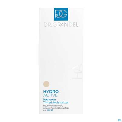 Sie sehen eine Packung Dr.grandel Hydro Active Tinted Moisturizer Spf25 41879 30ml, Produktbild: 01 Dr.grandel Hydro Active Tinted Moisturizer Spf25 41879 30ml, A-Nr.: 5967333 - 01