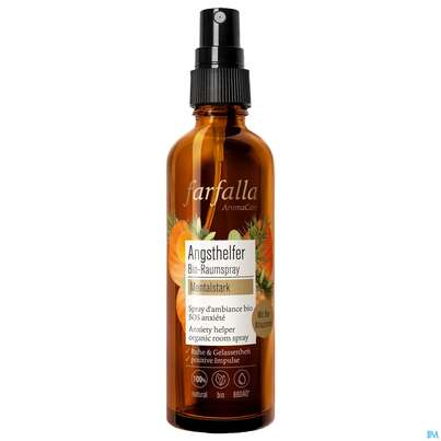 Sie sehen eine Packung Farfalla Bio-raumspray Angsthelfer 75ml, Produktbild: 01 Farfalla Bio-raumspray Angsthelfer 75ml, A-Nr.: 5894893 - 01