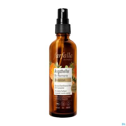 Sie sehen eine Packung Farfalla Bio-raumspray Angsthelfer 75ml, Produktbild: 02 Farfalla Bio-raumspray Angsthelfer 75ml, A-Nr.: 5894893 - 02