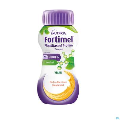 Fortimel/plantbased/protein 200ml Flasche Trinknahrung Kuerbis-karotte 24st, A-Nr.: 5954158 - 02