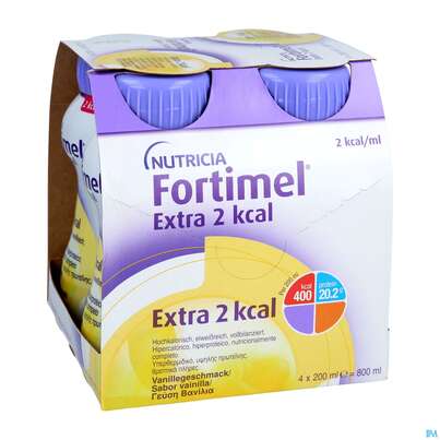Sie sehen eine Packung Fortimel/protein 200ml 2kcal Vanille 24st, Produktbild: 02 Fortimel/protein 200ml 2kcal Vanille 24st, A-Nr.: 5833383 - 02
