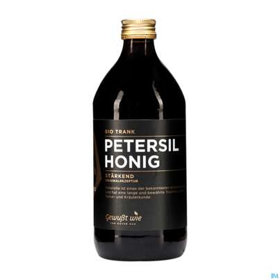 Sie sehen eine Packung Gewusst Wie Bio Hildegard Trank Petersil Honig 500ml, Produktbild: 02 Gewusst Wie Bio Hildegard Trank Petersil Honig 500ml, A-Nr.: 4572495 - 02
