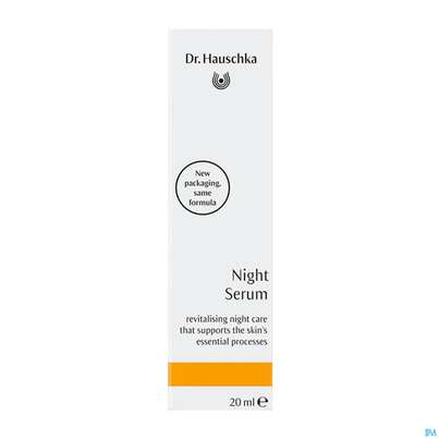Sie sehen eine Packung Hauschka Dr. Kosmetik Gesichtspflege Nachtserum Kleingroesse 2,5ml, Produktbild: 01 Hauschka Dr. Kosmetik Gesichtspflege Nachtserum Kleingroesse 2,5ml, A-Nr.: 4329659 - 01