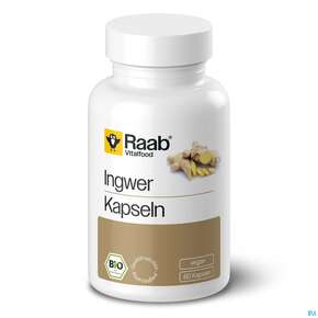 Ingwer Kapseln Bio Raab 80st, A-Nr.: 5871337 - 01