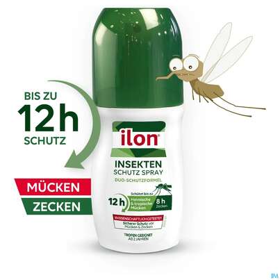 Sie sehen eine Packung Insektenschutz Ilon Spray 60182 100ml, Produktbild: 03 Insektenschutz Ilon Spray 60182 100ml, A-Nr.: 5954201 - 03