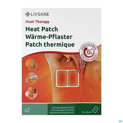 Sie sehen eine Packung Kalt/warm Therapie Waermepflaster Livsane 2st, Produktbild: 01 Kalt/warm Therapie Waermepflaster Livsane 2st, A-Nr.: 5706176 - 01