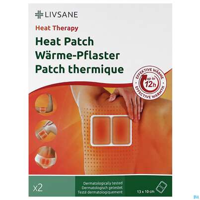 Sie sehen eine Packung Kalt/warm Therapie Waermepflaster Livsane 2st, Produktbild: 02 Kalt/warm Therapie Waermepflaster Livsane 2st, A-Nr.: 5706176 - 02