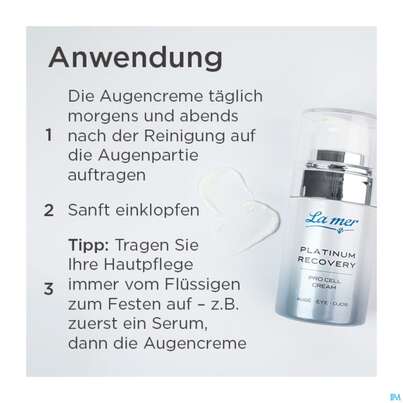 La Mer Ohne Parfum Platinum Pro Cell Cream Auge 15ml, A-Nr.: 5888757 - 04
