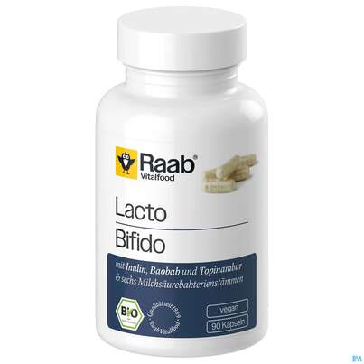 Lacto +bifido Kapseln Bio Raab 90st, A-Nr.: 5870875 - 02