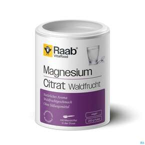 Magnesium Citrat Waldfrucht Pulver Raab 200g, A-Nr.: 5996518 - 01