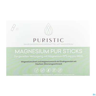 Sie sehen eine Packung Magnesium Sticks Puristic 30st, Produktbild: 01 Magnesium Sticks Puristic 30st, A-Nr.: 5941687 - 01
