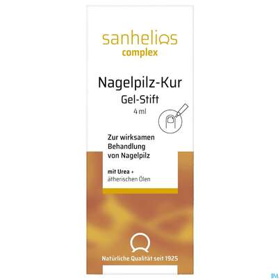 Sie sehen eine Packung Nagel Pilz Kur Gel Stift Sanhelios Nr 62 4ml, Produktbild: 01 Nagel Pilz Kur Gel Stift Sanhelios Nr 62 4ml, A-Nr.: 5849728 - 01