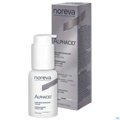 Sie sehen eine Packung Noreva Alphacid+ Creme 30ml, Produktbild: 02 Noreva Alphacid+ Creme 30ml, A-Nr.: 5960549 - 02