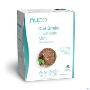 Nupo Lebenswert Diet Shake Choc/mint 10st, A-Nr.: 5738868 - 01