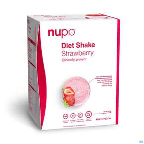 Nupo Lebenswert Diet Shake Strawberry 12st, A-Nr.: 5738845 - 01