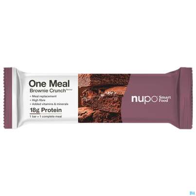 Nupo Riegel Fuer 1 Mahlzeit One Meal Bar Brownie Crunch 97766 60g, A-Nr.: 5296643 - 01