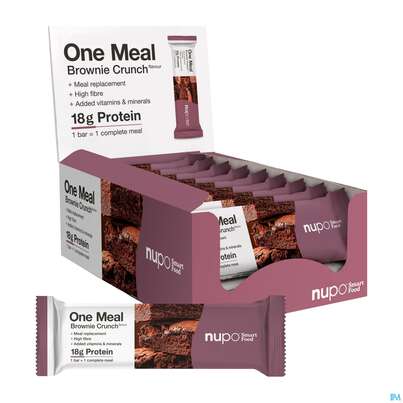 Nupo Riegel Fuer 1 Mahlzeit One Meal Bar Brownie Crunch 97766 60g, A-Nr.: 5296643 - 04