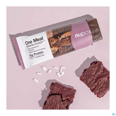 Nupo Riegel Fuer 1 Mahlzeit One Meal Bar Brownie Crunch 97766 60g, A-Nr.: 5296643 - 08