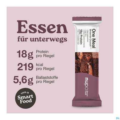 Nupo Riegel Fuer 1 Mahlzeit One Meal Bar Brownie Crunch 97766 60g, A-Nr.: 5296643 - 10