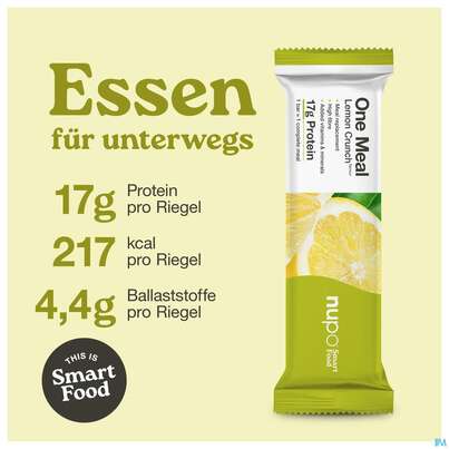 Nupo Riegel Fuer 1 Mahlzeit One Meal Bar Zitrone +joghurt 97767 60g, A-Nr.: 5296637 - 14
