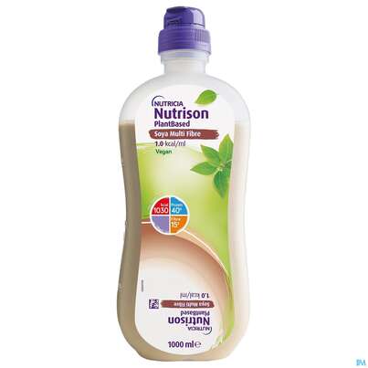 Nutrison 1000ml Sondennahrung Mf Ballaststoffe Soya Plantbased 8st, A-Nr.: 5829134 - 01