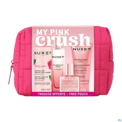 Nuxe My Pink Crush Travel Kit Vr Mic Wat 100ml+ Prod B Mask75ml+cr15ml+hp Or Fl 10 1pk, A-Nr.: 5984047 - 01