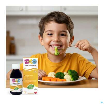 Sie sehen eine Packung Pediakid A-petit Ped02 125ml, Produktbild: 10 Pediakid A-petit Ped02 125ml, A-Nr.: 5735203 - 10