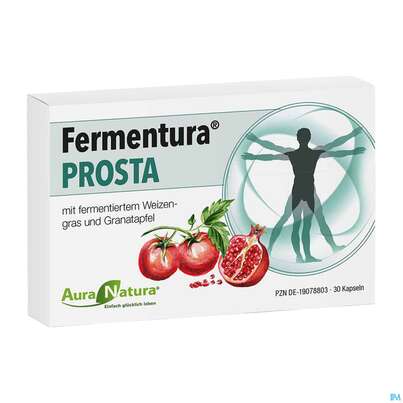 Sie sehen eine Packung Pharmatura Kapseln Fermentura Prosta Vegan 30st, Produktbild: 02 Pharmatura Kapseln Fermentura Prosta Vegan 30st, A-Nr.: 5934701 - 02