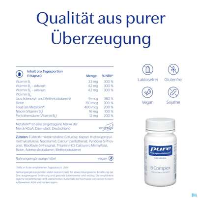 Pure Encapsulations Kapseln B-complex Bce3a 30st, A-Nr.: 5907785 - 05