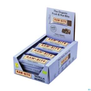 Raw Bite Bio Riegel Vanilla Berries 50g, A-Nr.: 4252661 - 01