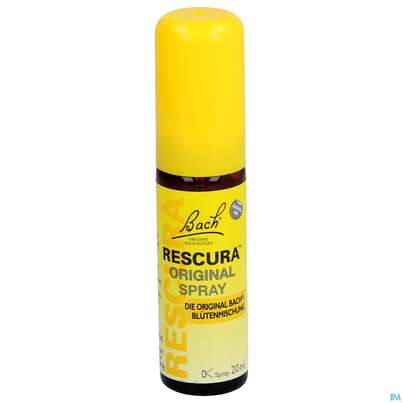 Sie sehen eine Packung Rescura Spray 20ml, Produktbild: 08 Rescura Spray 20ml, A-Nr.: 4089161 - 08
