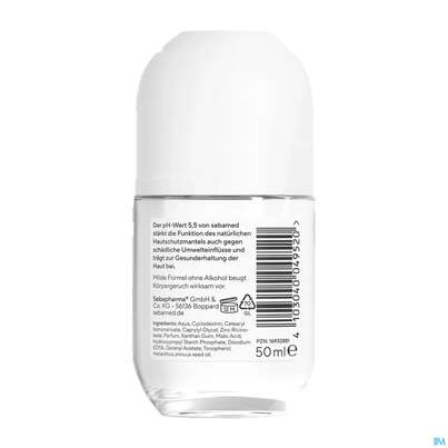 Sie sehen eine Packung Sebamed Deo Roll On Balsam 50ml, Produktbild: 04 Sebamed Deo Roll On Balsam 50ml, A-Nr.: 4084844 - 04