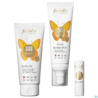 Sie sehen eine Packung Sonnenprodukte Farfalla High Protection E+ Sun Cream Spf50 80ml, Produktbild: 03 Sonnenprodukte Farfalla High Protection E+ Sun Cream Spf50 80ml, A-Nr.: 5935770 - 03