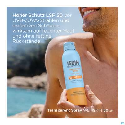 Sonnenprodukte Isdin/fotoprotection Wet Skin Spray Lsf 50 250ml, A-Nr.: 5608048 - 07