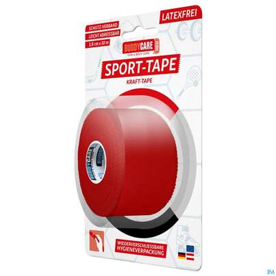 Tape Buddycare/med/sport Latexfrei 3,8cmx 10m Rot 1st, A-Nr.: 5844990 - 03